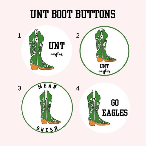 Unt game day buttons - Picture 1 of 1